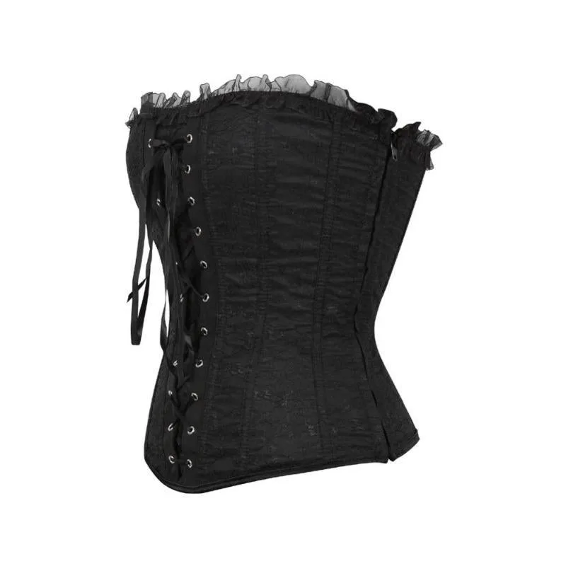 Aanzicht 6 — Steampunk korset – met vetersluiting