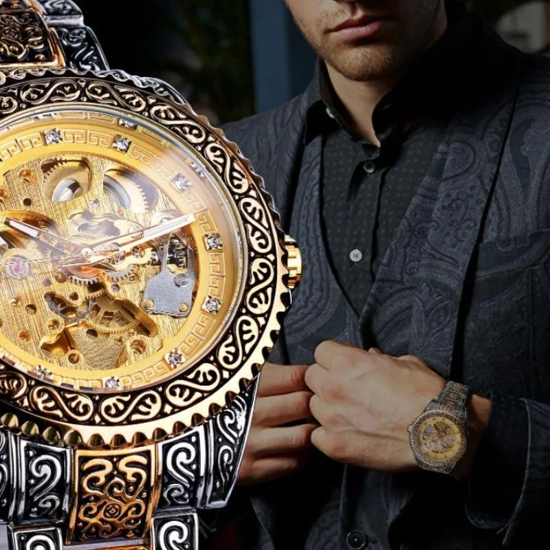 Aanzicht 2 — Steampunk horloge