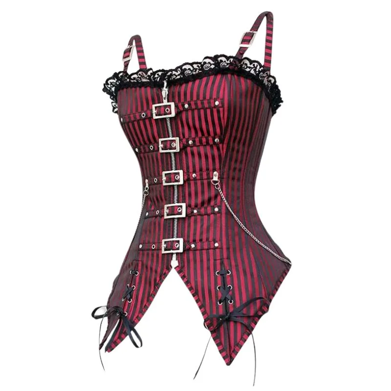Aanzicht 5 — Steampunk korset – vintage tailleaccent