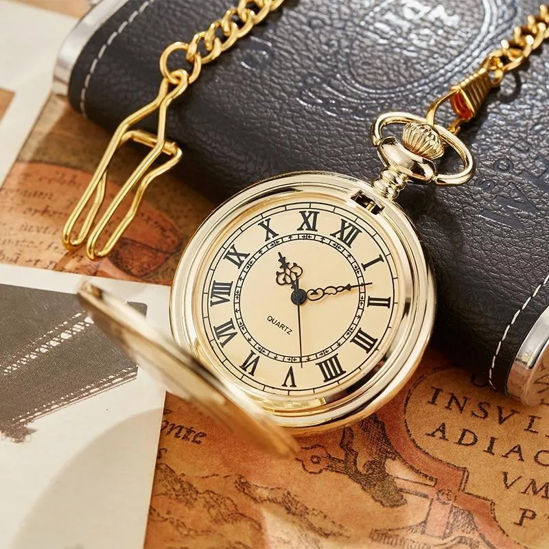 Zakhorloge – goudkleurig antieke uitstraling