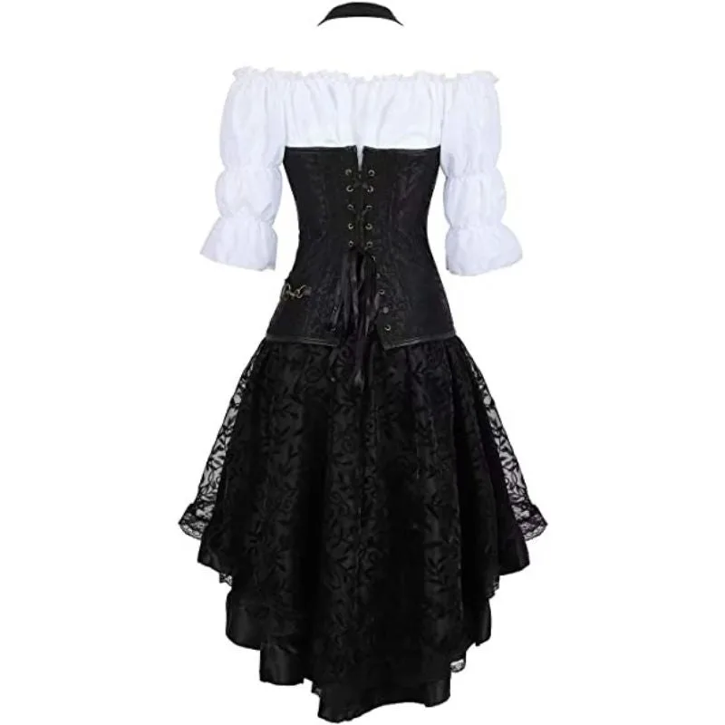 Aanzicht 3 — Steampunk jurk – korset