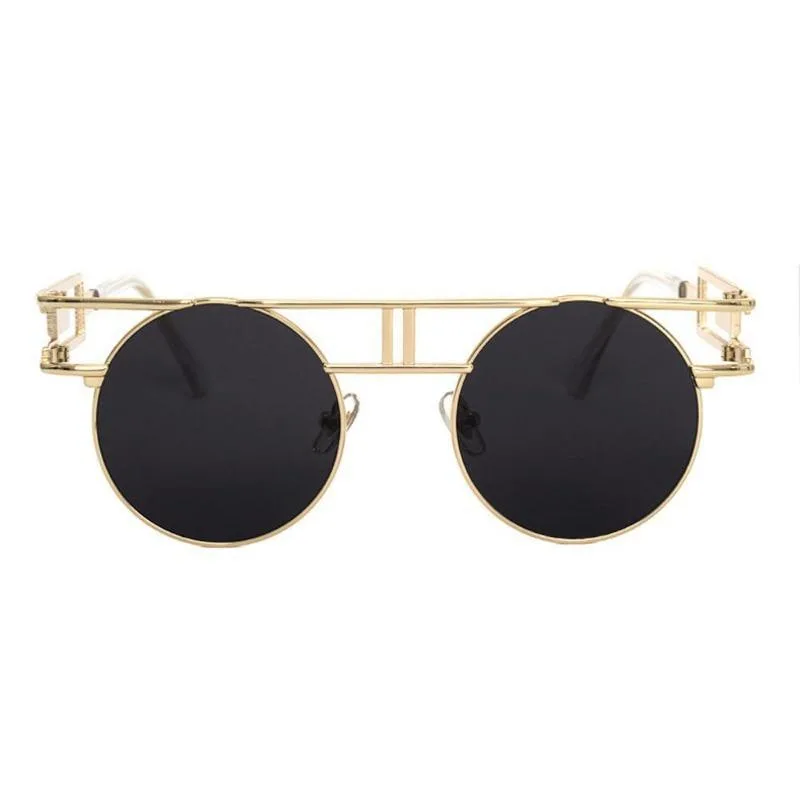 Aanzicht 3 — Steampunk zonnebril – gothic