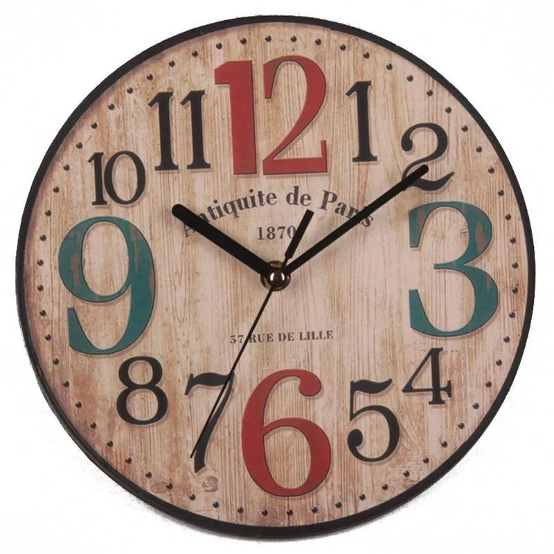 Aanzicht 5 — Wandklok – vintage van hout