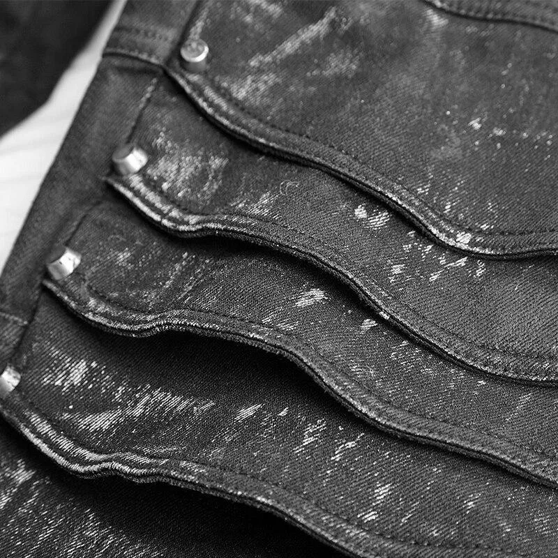 Aanzicht 5 — Steampunk broek – gothic punk RAVE