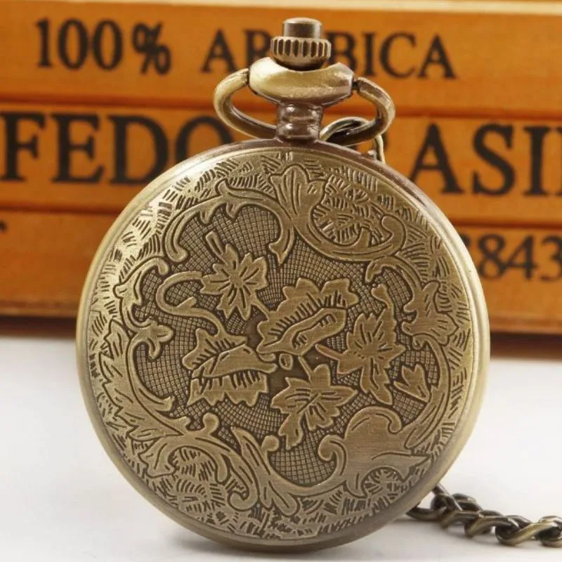 Aanzicht 5 — Steampunk zakhorloge – met springdeksel