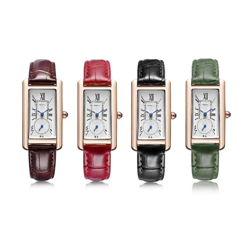 Aanzicht 14 — Horloge voor dames – rechthoekig vintage