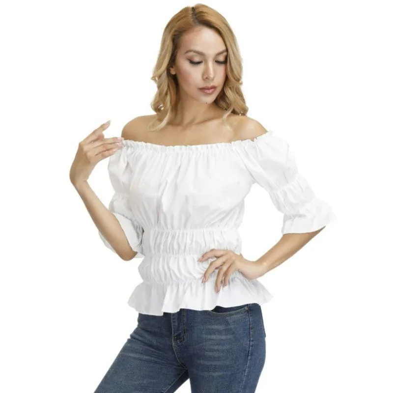 Aanzicht 2 — Steampunk blouse – renaissance