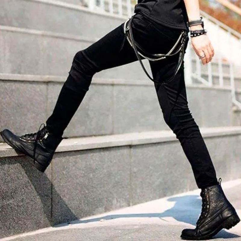 Aanzicht 2 — Broek – Skinny punk