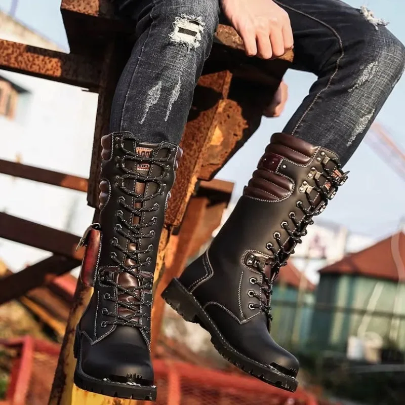 Aanzicht 9 — Steampunk laars voor heren
