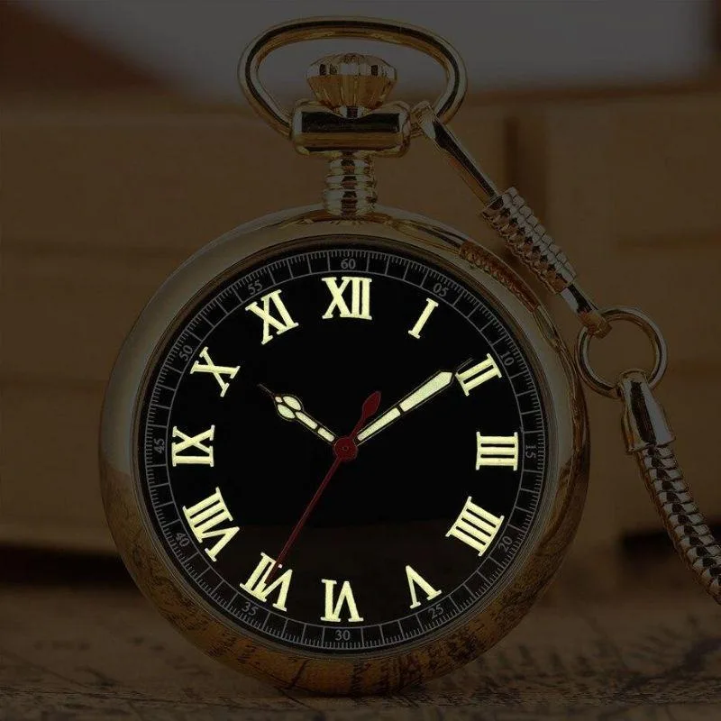 Aanzicht 5 — Steampunk zakhorloge – nieuw