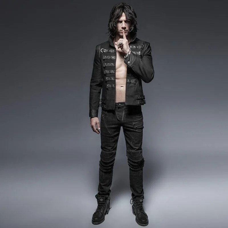 Aanzicht 2 — Steampunk broek – gothic punk RAVE