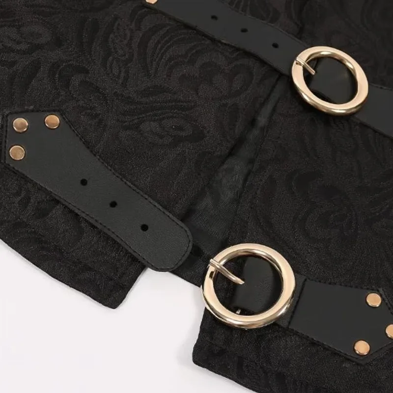 Aanzicht 3 — Steampunk korset – gilet retro