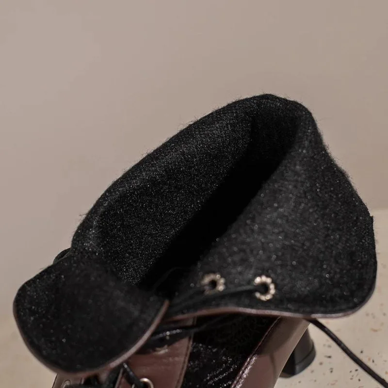 Aanzicht 15 — Steampunk enkellaarzen – Edwardiaans