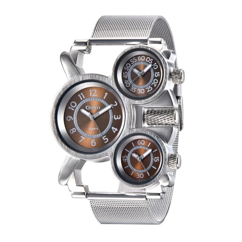 Steampunk horloge voor heren – 3 wijzerplaten Steampunk horloge voor heren – 3 wijzerplaten