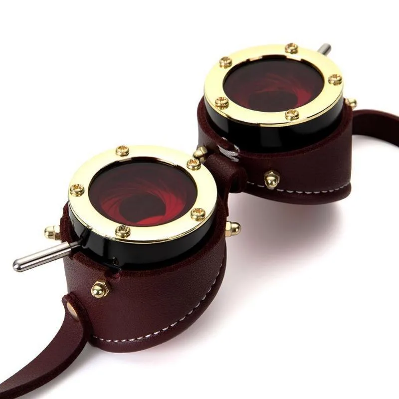 Aanzicht 3 — Steampunk bril – Goggles