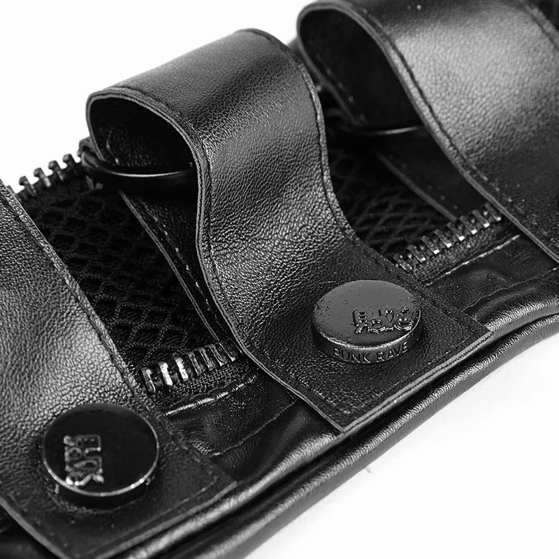 Aanzicht 5 — Handschoen voor heren – gothic van PU