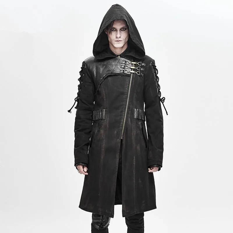 Steampunk jas – trench jas met capuchon