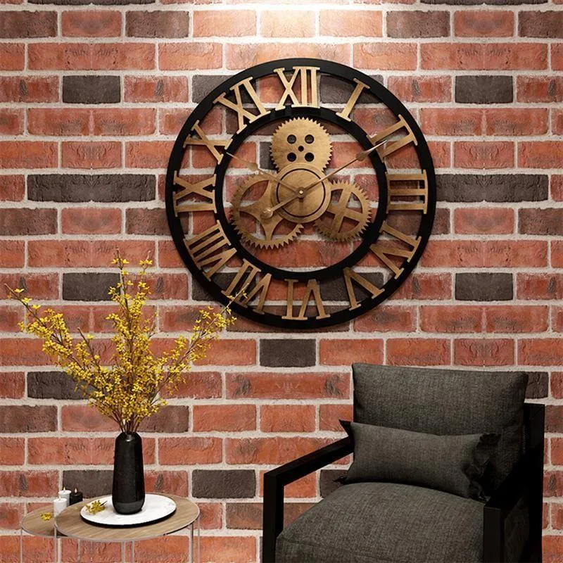 Aanzicht 2 — Steampunk wandklok