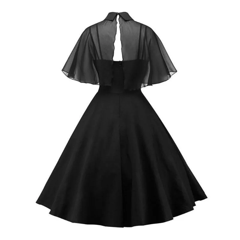 Aanzicht 2 — Jurk – vintage zwart