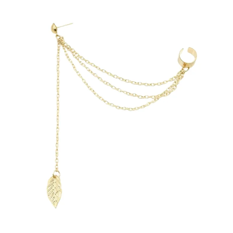 Steampunk oorbel – ketting en Clip