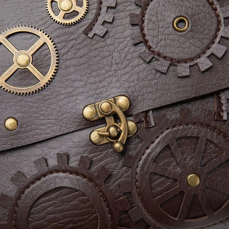 Aanzicht 8 — Steampunk tas – schouderriem