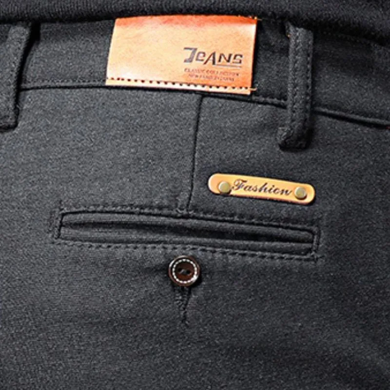 Aanzicht 4 — Broek voor heren – Tweed zwart
