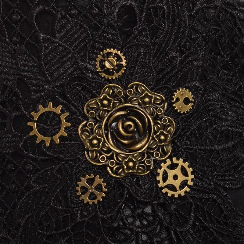 Aanzicht 4 — Steampunk hoed – Victoriaans