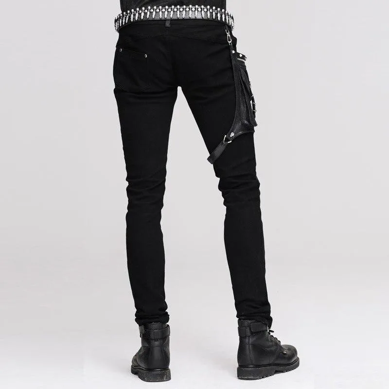 Aanzicht 7 — Steampunk broek voor heren – gothic