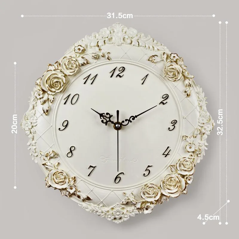 Aanzicht 5 — Horloge – vintage wit