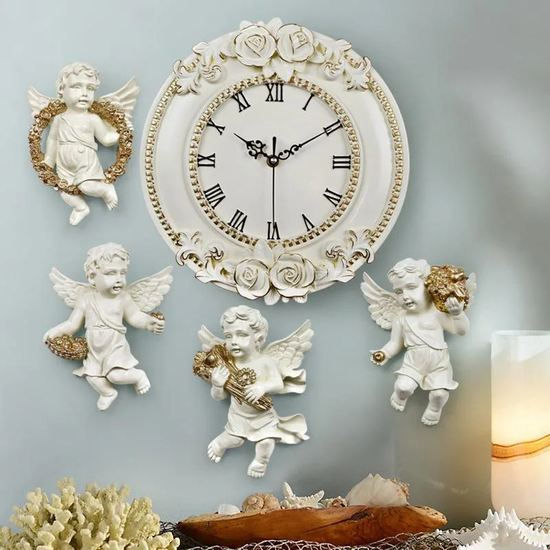 Aanzicht 2 — Horloge – vintage wit