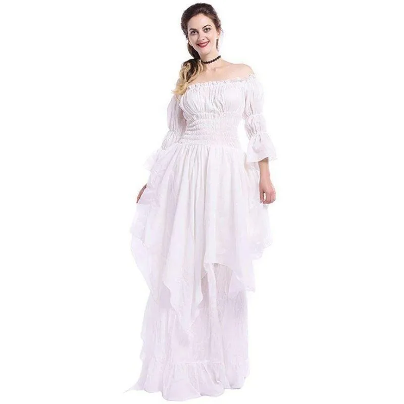 Jurk – Victoriaans wit Jurk – Victoriaans wit