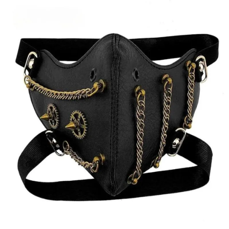 Steampunk mondmasker als kostuumaccessoire
