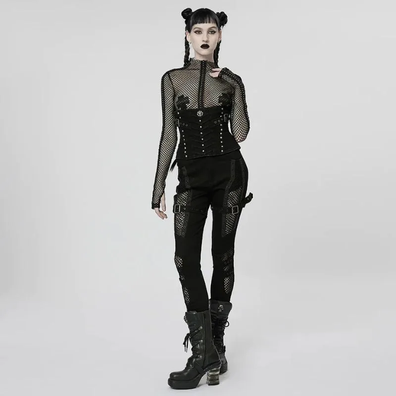 Aanzicht 2 — Broek voor dames – punk