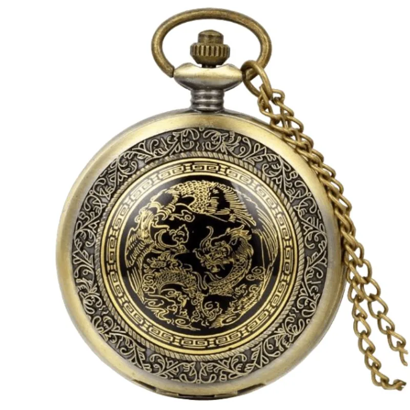 Steampunk zakhorloge – met springdeksel