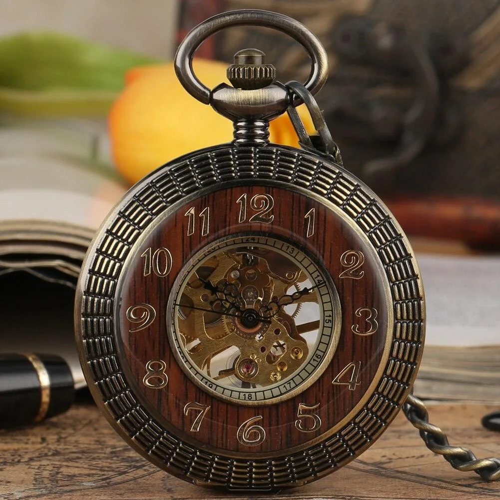 Aanzicht 4 — Steampunk zakhorloge – vintage