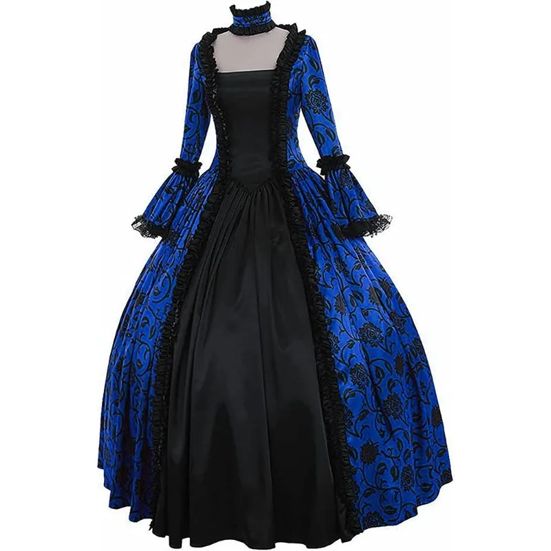 Steampunk jurk – Victoriaans blauw