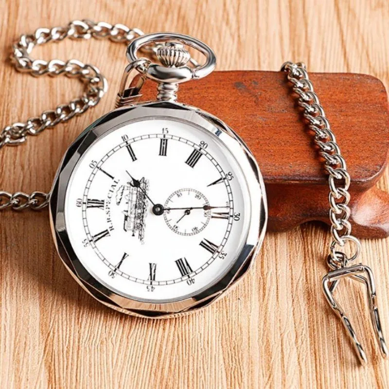Aanzicht 4 — Zakhorloge – met springdeksel antieke uitstraling