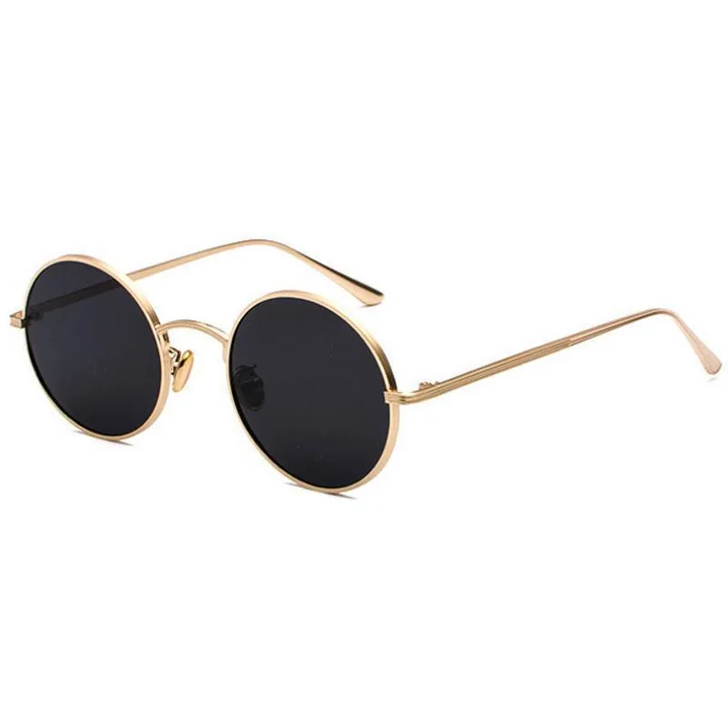 Aanzicht 3 — Steampunk zonnebril – vintage rond