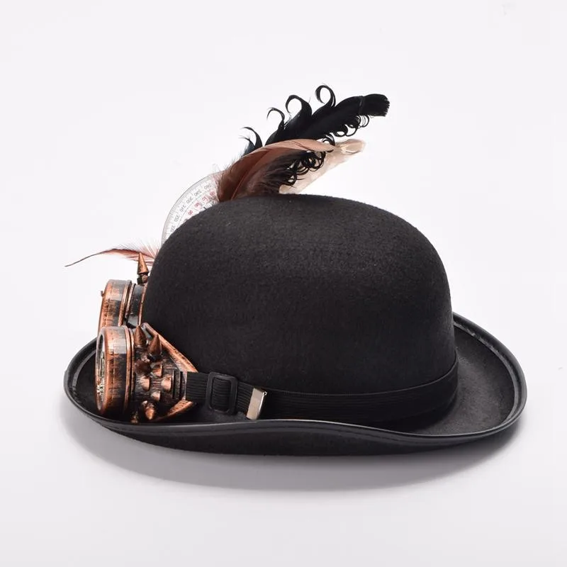 Aanzicht 5 — Steampunk bolhoed