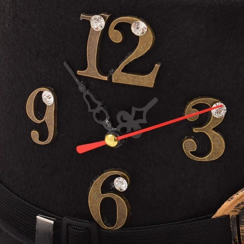 Aanzicht 5 — Steampunk hoed – met veer
