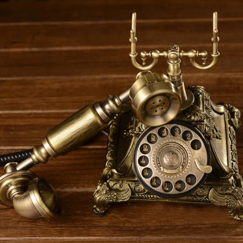 Aanzicht 2 — Steampunk telefoon
