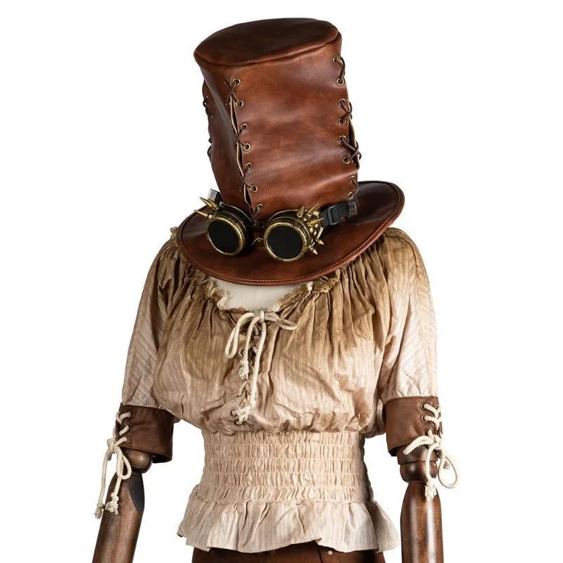 Aanzicht 6 — Steampunk hoed – vogelverschrikkerstijl