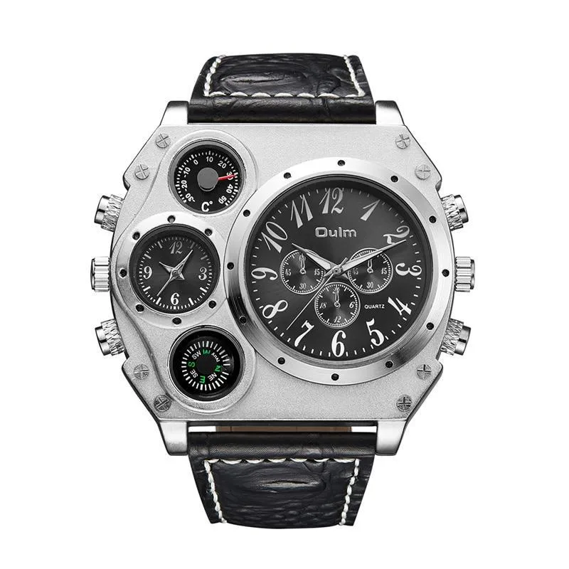 Aanzicht 2 — Steampunk horloge voor heren – kompas