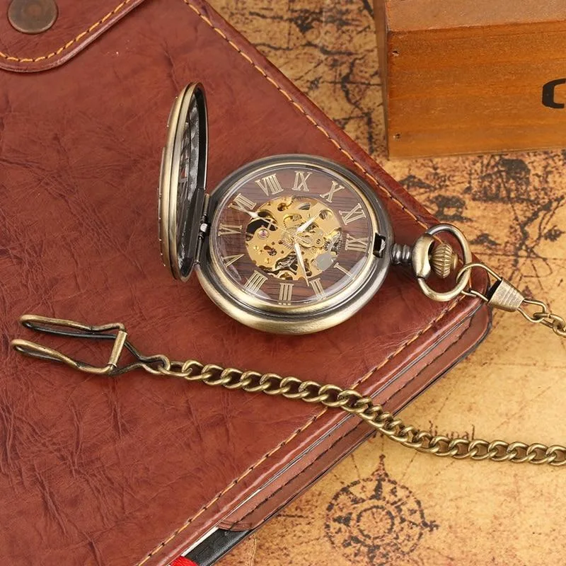 Aanzicht 2 — Steampunk zakhorloge – feniks