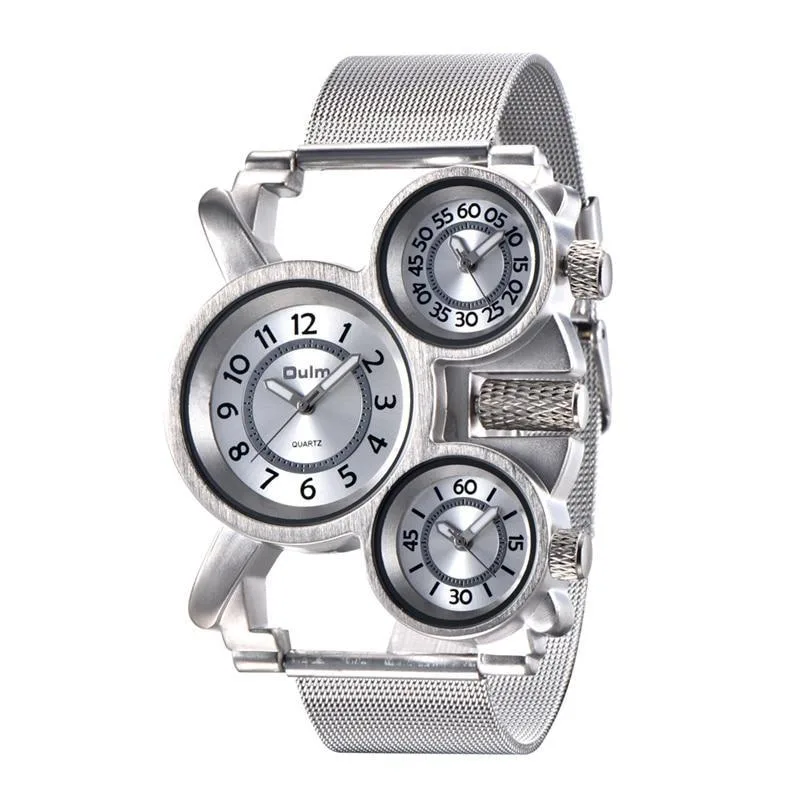 Aanzicht 4 — Steampunk horloge voor heren – 3 wijzerplaten