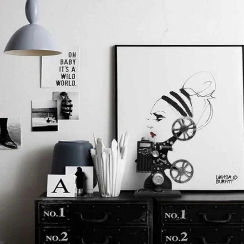 Aanzicht 3 — Filmprojector – decoratie