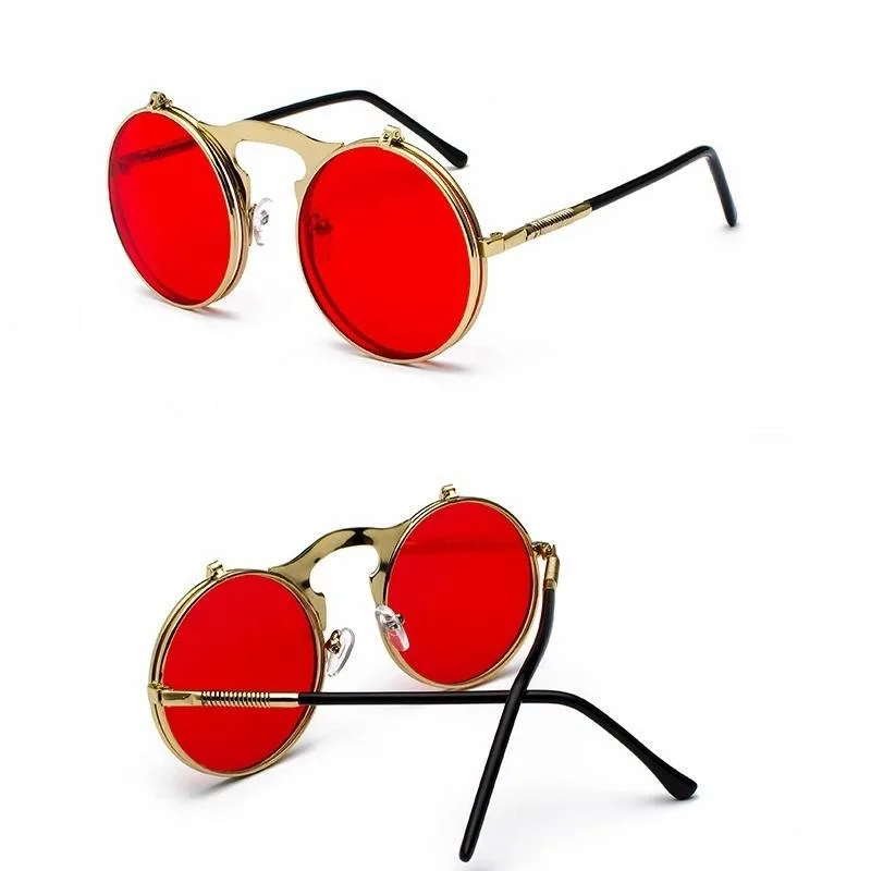Aanzicht 17 — Steampunk bril – dubbele glazen